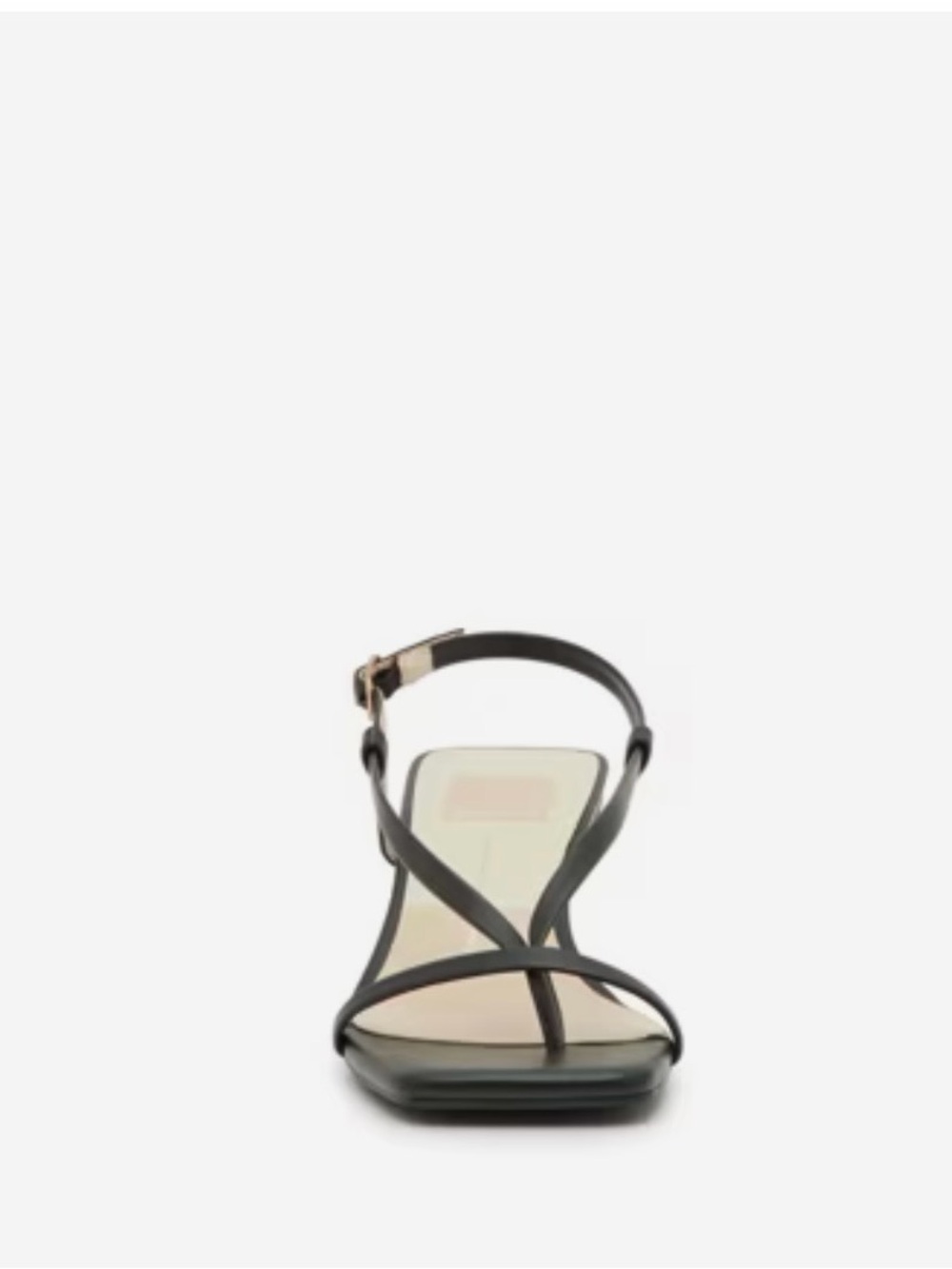Dolce Vita Bobbi Black Strappy Square Toe Slingback Sandals - Size 9 - 90s / Y2K - Picture 2 of 9
